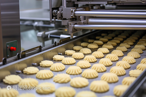 流水線上的餅干